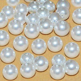Perlas Cristal Bohemia Blancas