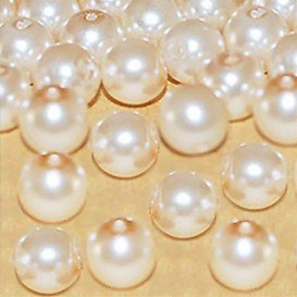 Perlas Cristal Bohemia Blanca/Crema